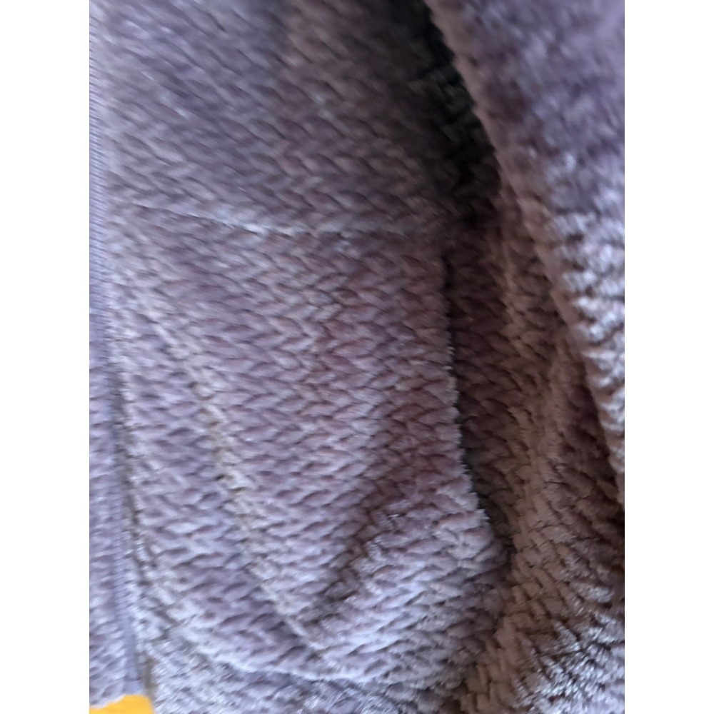 Free Country Womens Mauve Purple Textured Faux Fur Full Zip‎ Fleece Jacket Large - Picture 8 of 8